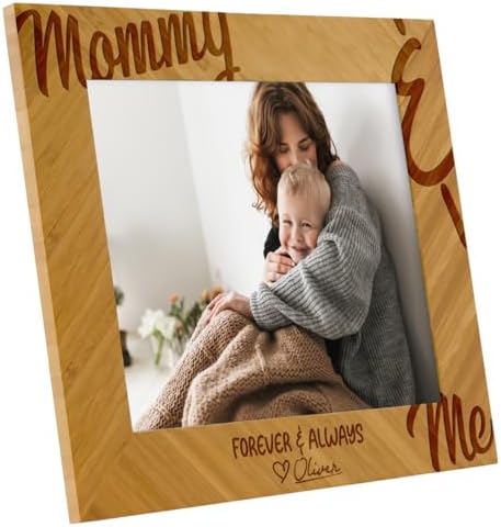 PlaqueMaker Mommy Baby Photo Frame 8x10 Inches