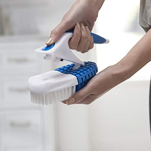 Clorox Multipurpose Flex Scrub Hand Broom with Removable Handle