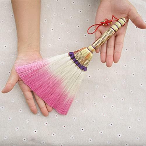 MXY Mini Broom with Short Handle for Home and Automotive Cleaning