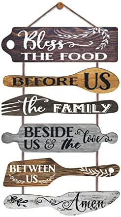 EXQUIDECA Farmhouse Kitchen Decor Wall Art 6pcs