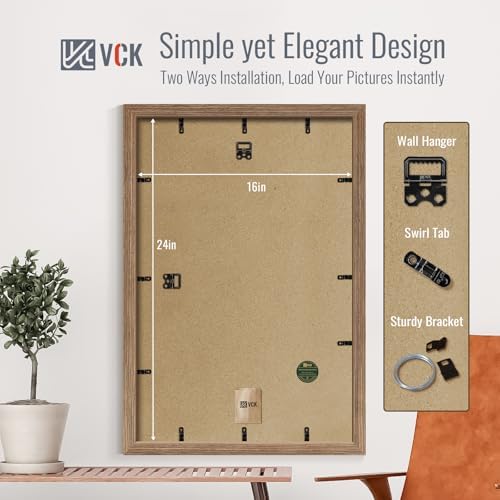 VCK 16x24 Poster Frame 5 Pack - Walnut 1