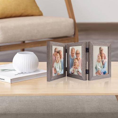 Frametory 5x7 Triple Picture Frame Set - Gray 2 Pack