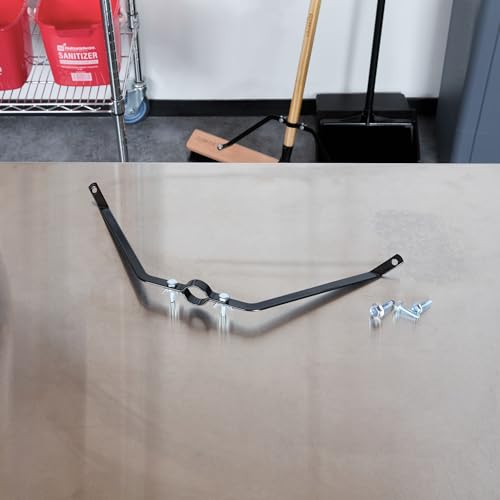 Restaurantware Broom Brace - 1142 Inch Sturdy Black Iron Bracket
