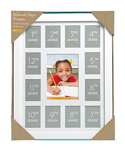 Kate Milo School Year Photo Frame White