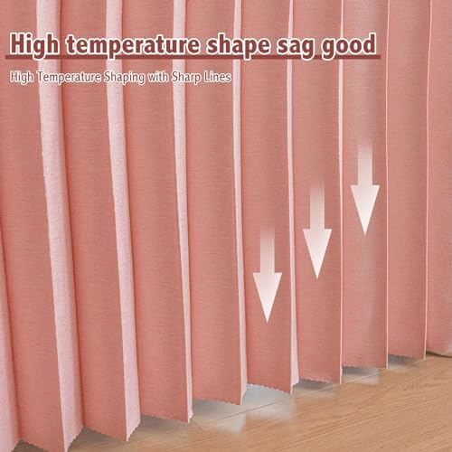 AJAZZ Magnetic Folding Door Curtain Pink 42 x 78