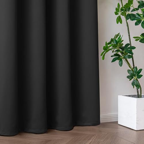 IGEMAEVE Blackout Doorway Curtains 96 Inch Length
