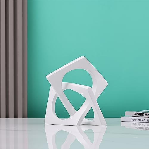 DOVDOV Geometric Cube Knot Sculpture Decor