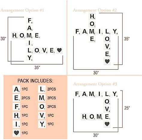 TenXVI Designs Rustic Crossword Wall Hanging - 5x5 Inch Wood