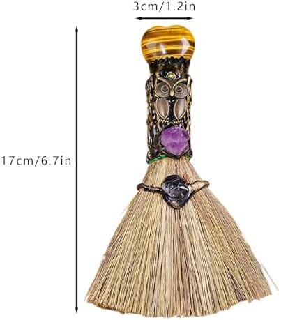 Ykendz Witch Broom Halloween Decor 1
