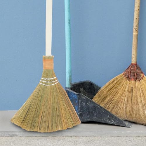 NOCTILIS 2Pcs Handmade Soft Bristle Broom Set