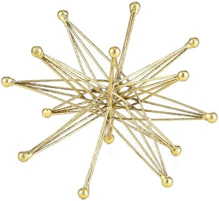Oligsky 9 Inch Gold Decorative Sphere Sculpture
