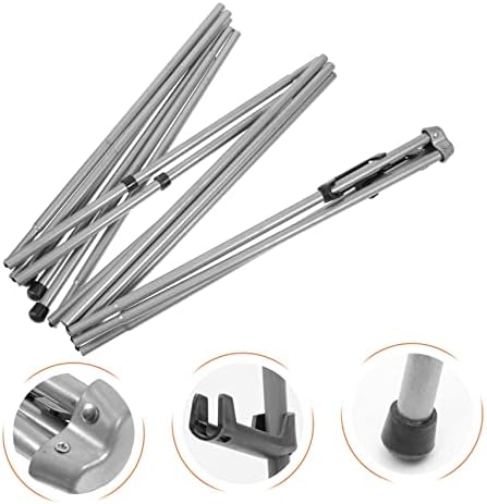 HOMSFOU Adjustable Metal Folding Easel Stand