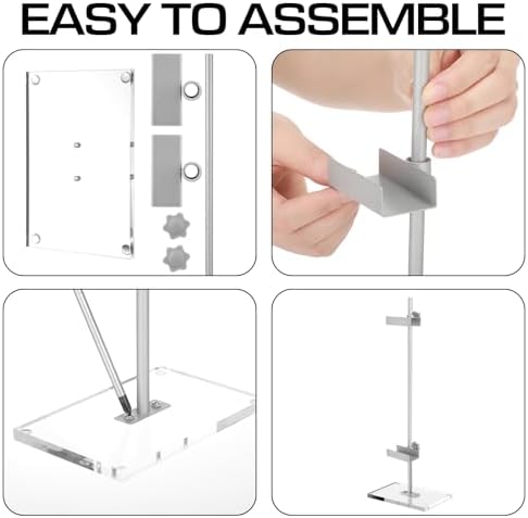 Adjustable RattanView Easel Stand for Picture Frame up to 165 H