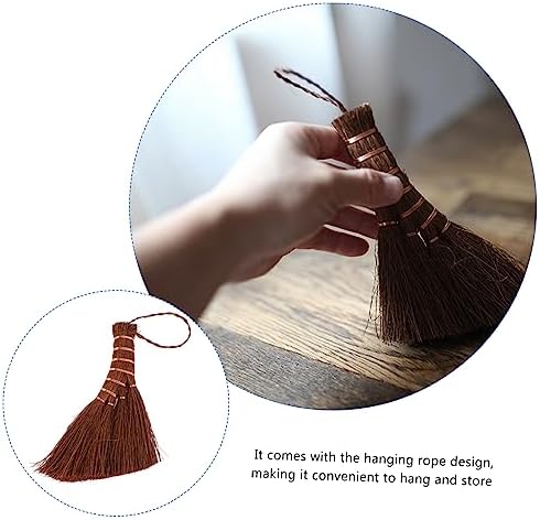 FOMIYES 3PCS Natural Palm Broom Set for Easy Cleaning 1