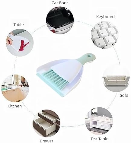 YCSXhandpick Hand Broom and Dust Pan Combo Set for Gap Cleaning