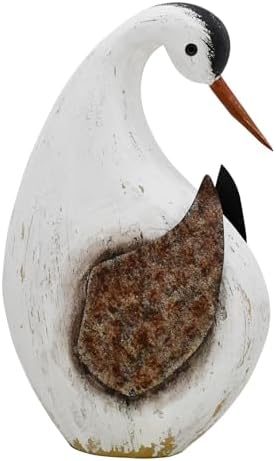 Veclotch 865 H Seabird Wood Statue Coastal Decor