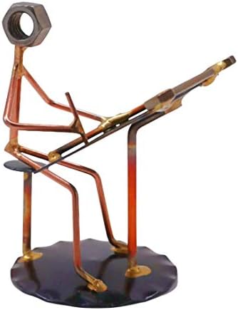 Draftsman Handmade Metal Art Figurine Desk Accessory Trophy