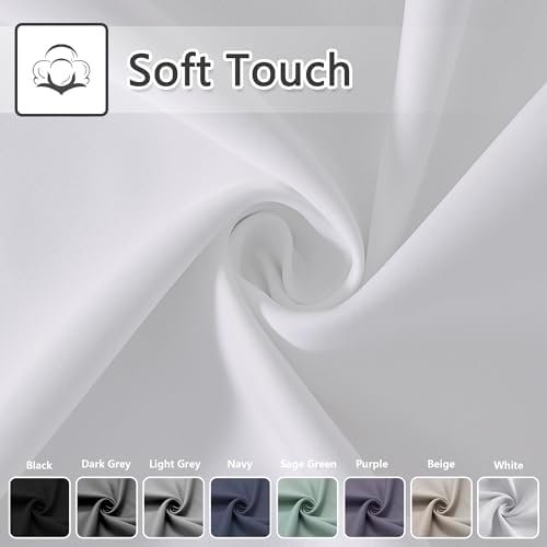 AOSKY Door Curtains for Privacy Light Blocking 52x90 Panels Set
