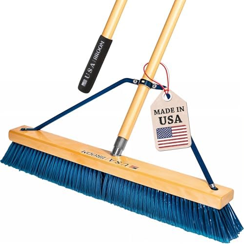 24 Everyday Sweep Push Broom with 60 Handle