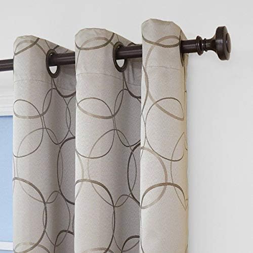 Eclipse Meridian Blackout Thermal Curtain 42x95 Linen