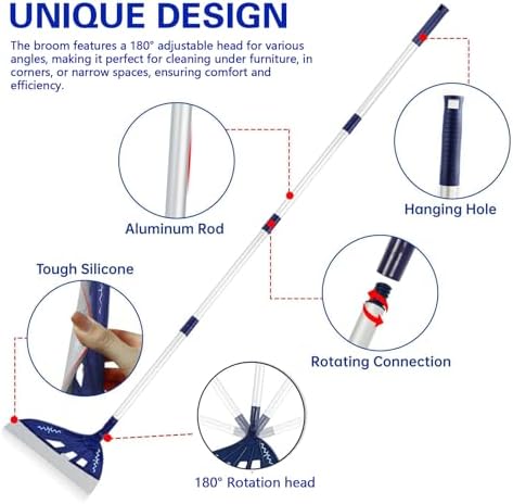 Ubeckdez Magic Air Broom with Aluminum Handle
