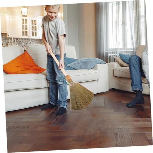 Minkissy 2pcs Natural Grass Soft Broom - 2515 Long Handle
