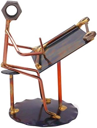 Draftsman Handmade Metal Art Figurine Desk Accessory Trophy