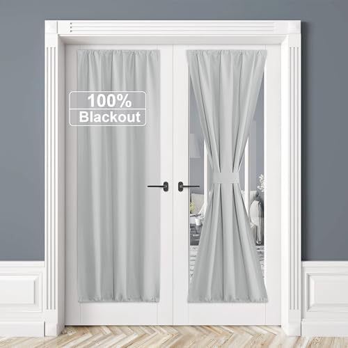 RYB HOME Blackout Door Curtain 1 Panel 1