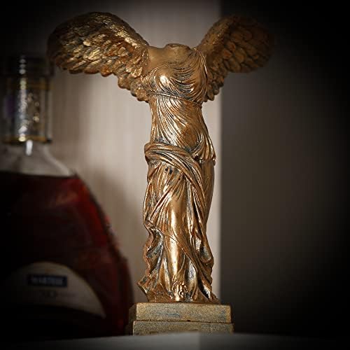 Winged Victory of Samothrace Statue 94 H Gold Bronze Resin Sculpture