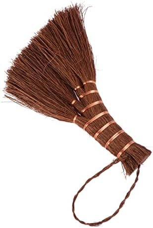 Beavorty 1pc Lightweight Natural Palm Hand Broom for Small Spaces
