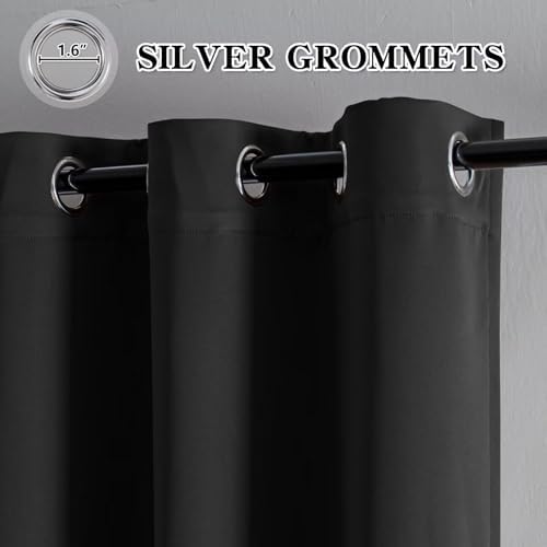 IGEMAEVE Blackout Doorway Curtains 96 Inch Length