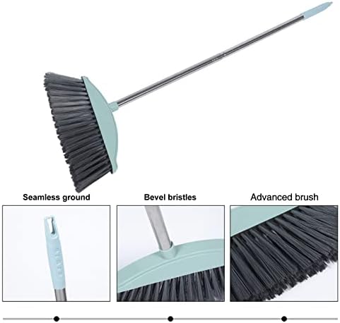KALLORY Heavy Duty Angle Broom for Garage Kitchen