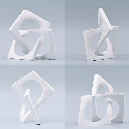 DOVDOV Geometric Cube Knot Sculpture Decor