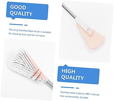 Healeved Curved Long Handle Floor Cleaning Brush for Bathroom and Kitchen