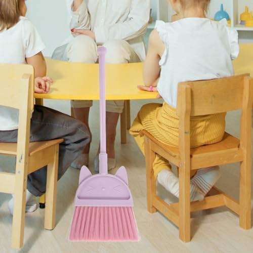 Cabilock Cat Design Broom for Kids Cleaning Fun