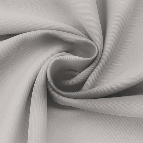 AiFish Grey Door Curtain 78 Inch Blackout Drape 1