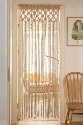 Mkono Macrame Curtain Boho Doorway Decoration