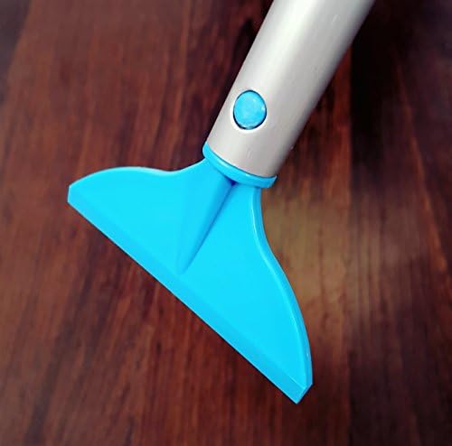 SweepEasy Broom with Retractable Scraper Indoor Outdoor Use