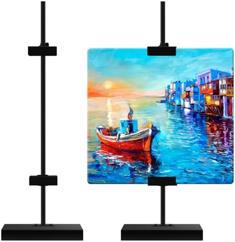 MorningRo Adjustable Metal Picture Frame Easel Stand 1