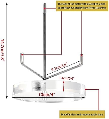 Hipiwe Adjustable Metal Arm Easel with Acrylic Base 1