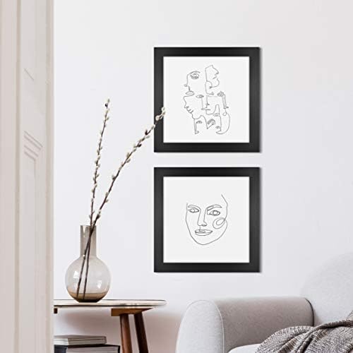 MCS Studio Gallery 10x10 Black Woodgrain Picture Frame 2-Pack