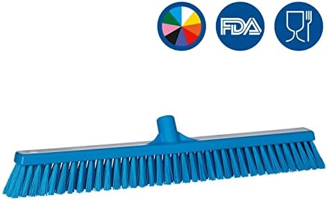 Vikan 24 Combo Push Broom - SoftStiff Black