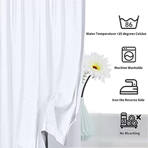 Yeele Rustic Barn Door Curtains Set of 2 Panels 26x96 Inch