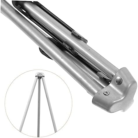HOMSFOU Adjustable Metal Folding Easel Stand