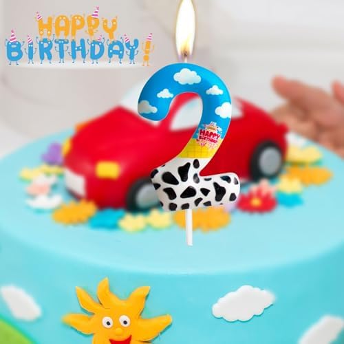 Zi Lan Toy Inspired Game Birthday Candle with Number 3 1