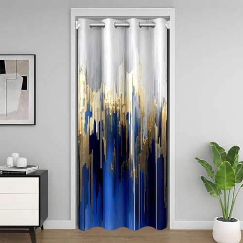 Erosebridal Abstract Art Closet Curtain with Sequins