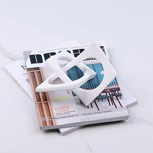 DOVDOV Geometric Cube Knot Sculpture Decor