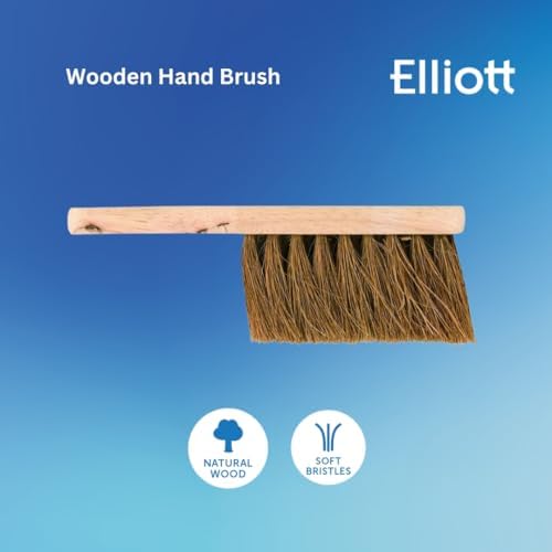 Elliott Natural Coconut Fibre FSC Certified Hand Brush - Soft Bristles
