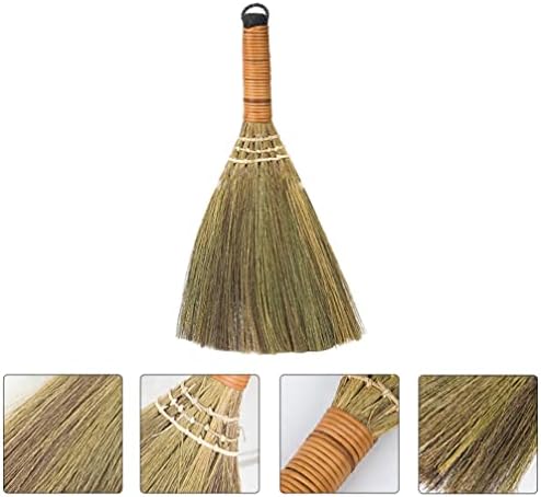 LIFKOME Mini Whisk Broom Set Natural Wood