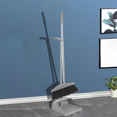 CENGNIAN 180 Degree Angle Broom and Dustpan Set
